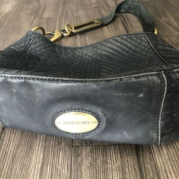 CYNTHIA ROWLEY large clip strap Leather Quilted Bag - Picture 6 of 11